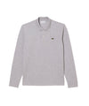 Polo Uomo taglio classico a maniche lunghe Grigio