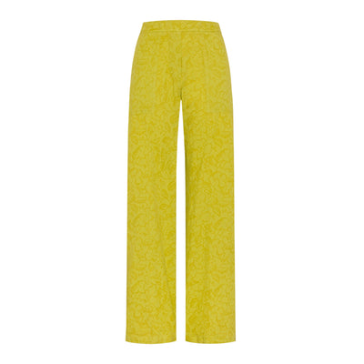 Pantaloni Lama da Donna con fantasia floreale