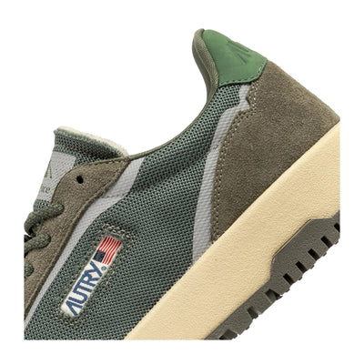 Sneakers Uomo Wildpace Low Verde, con inserti in mesh e punta tonda