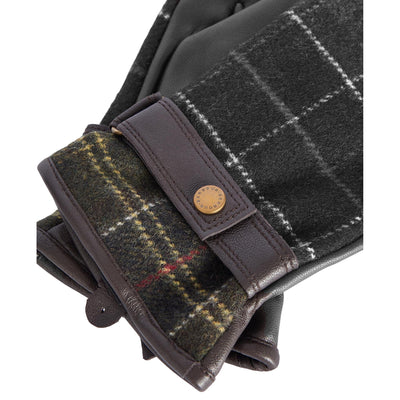 Guanti Donna in tartan Aubrey dettaglio cinturino