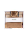 Giftset Cappello e Sciarpa Donna Beige, misto viscosa