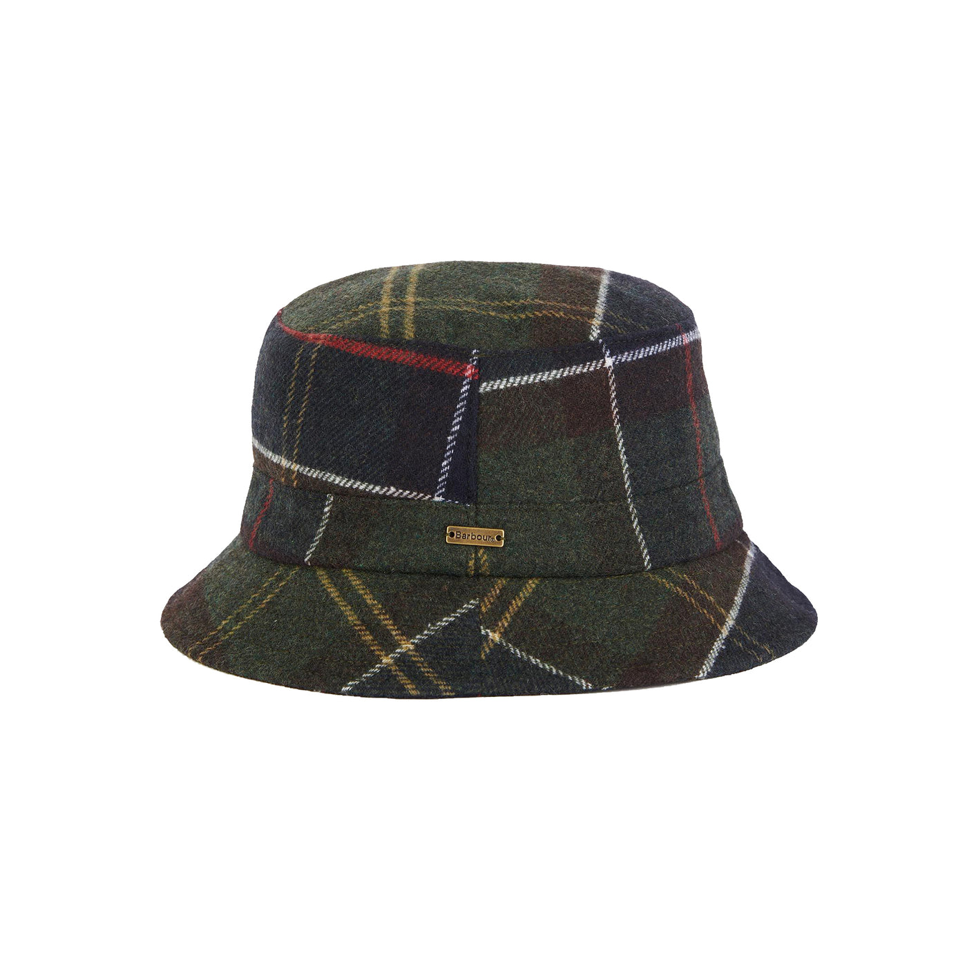 Cappello Uomo in misto lana con motivo tartan