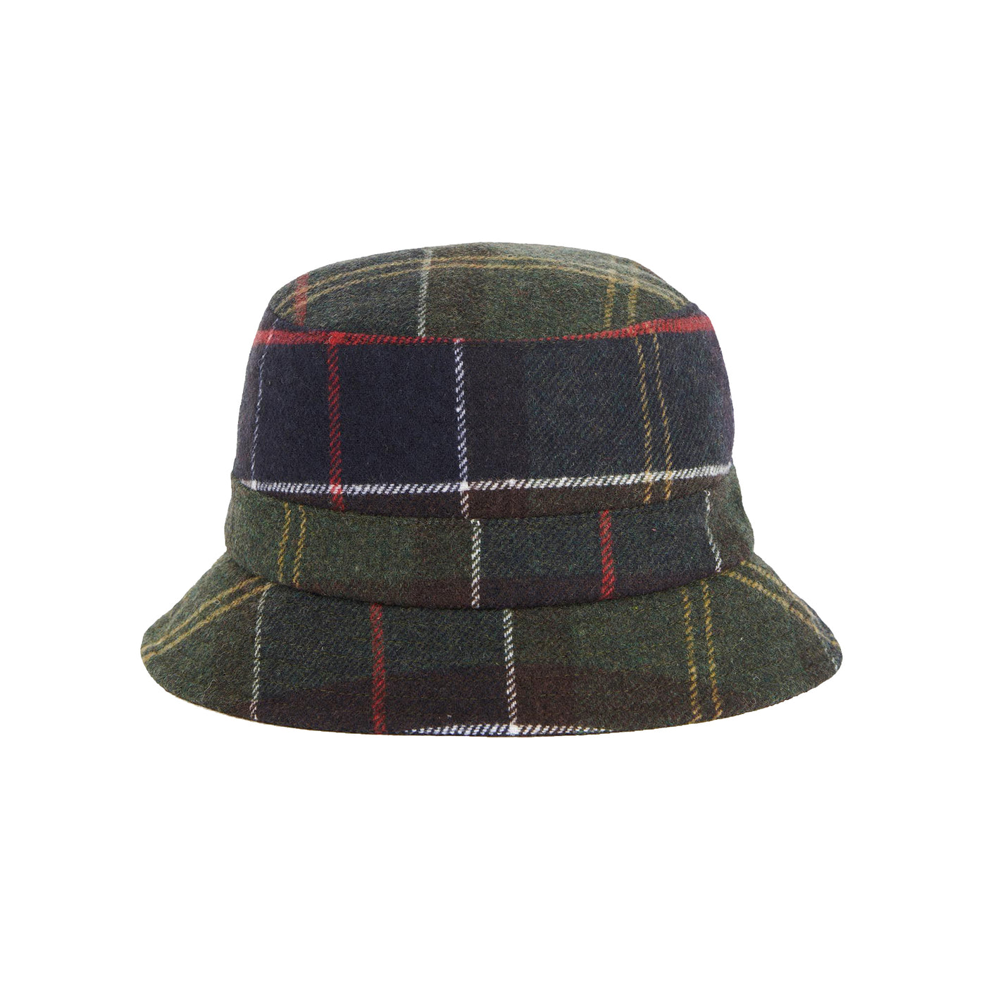 Cappello Uomo in misto lana con motivo tartan