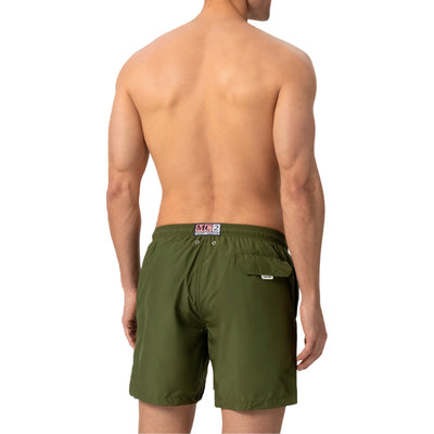 Costume mare Uomo Lighting Pantone Verde militare modello retro