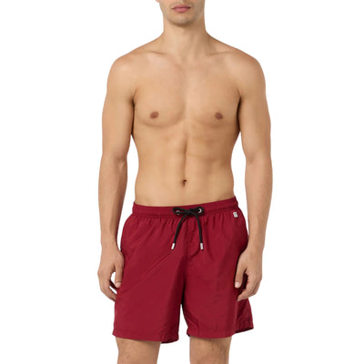Costume mare Uomo Lighting Pantone Bordeaux modello frontale