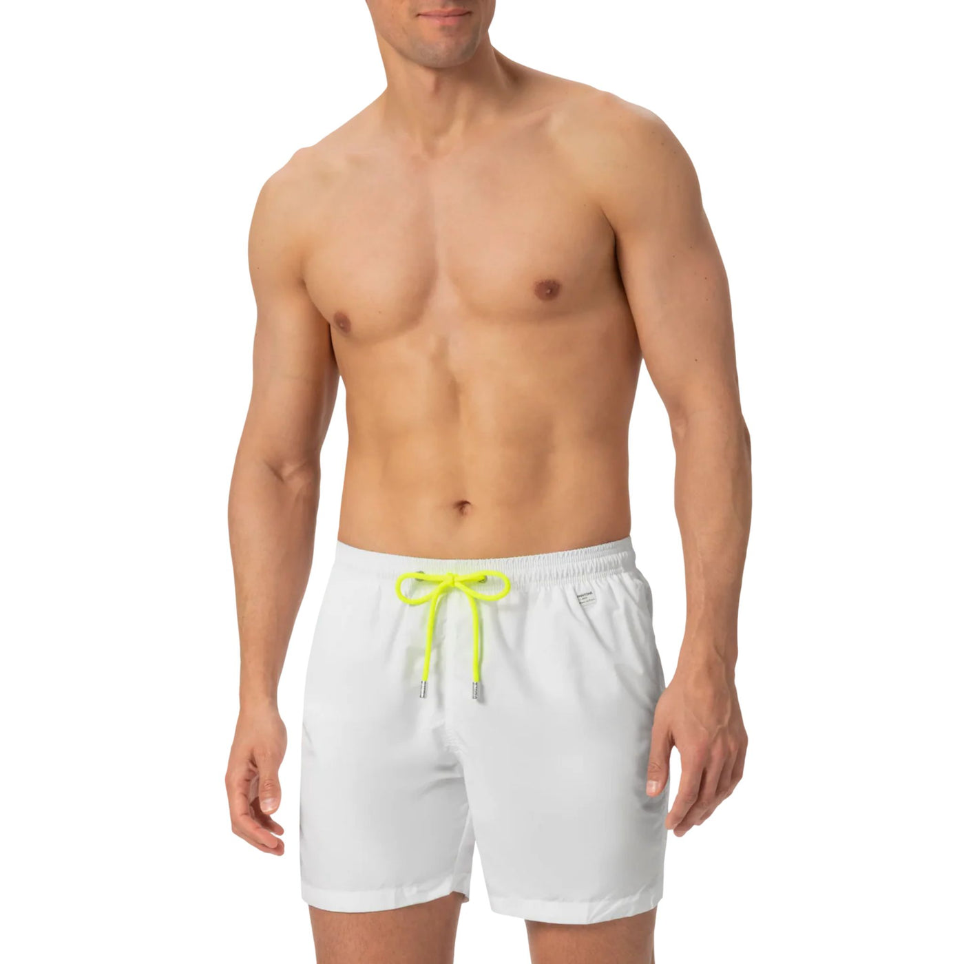 Costume mare Uomo Lighting Pantone Bianco modello frontale