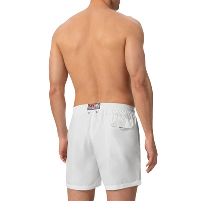 Costume mare Uomo Lighting Pantone Bianco modello retro