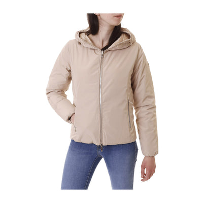 Giubbotto Donna reversibile, con cappuccio e zip