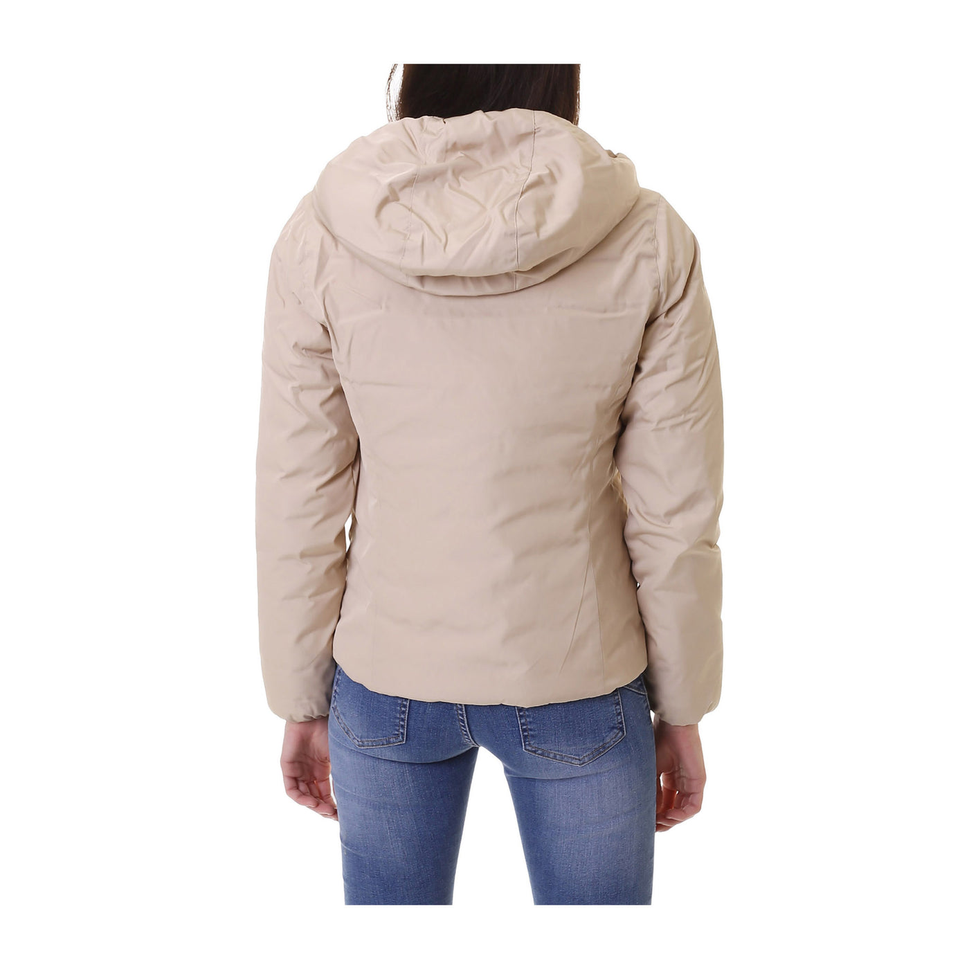 Giubbotto Donna reversibile, con cappuccio e zip