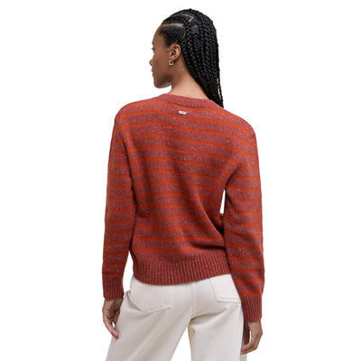 Maglione Donna Claydon con motivo a righe modella retro