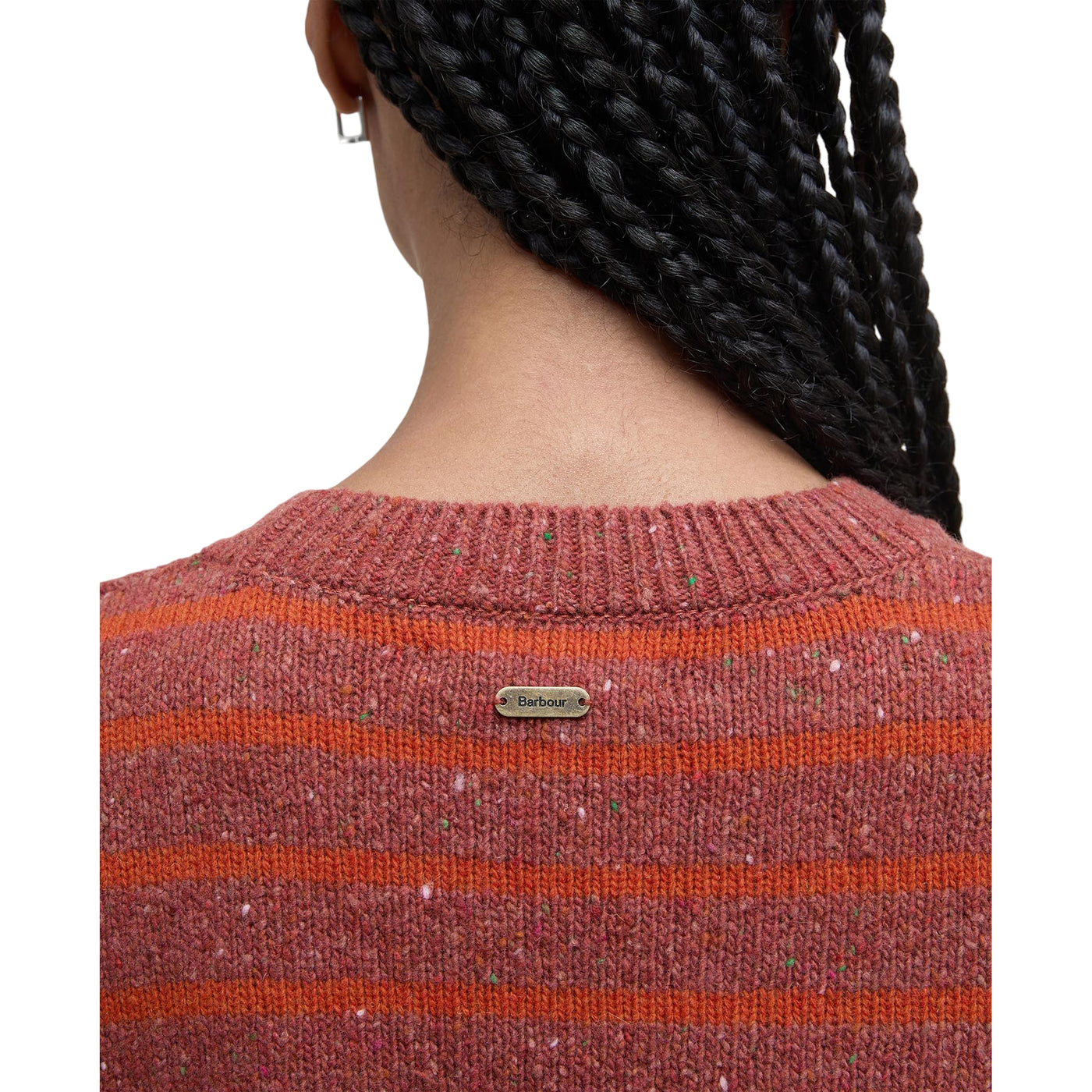 Maglione Donna Claydon con motivo a righe dettaglio retro