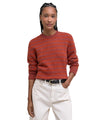 Maglione Donna Claydon con motivo a righe modella frontale