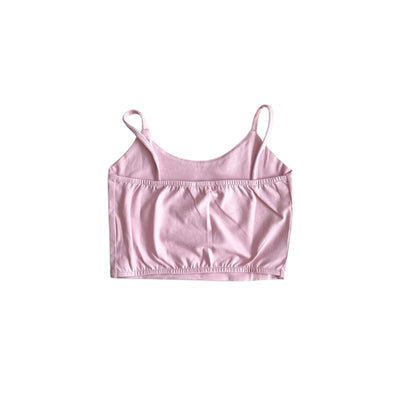 Top Bambina con bretella Rosa retro