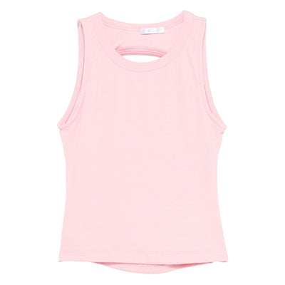 Acquista subito la Canotta da bambina, realizzata in misto cotone, scollatura a giro collo e senza maniche, firmata Lulu' su Old England: vieni a scoprire tutta la collezione sul nostro sito.