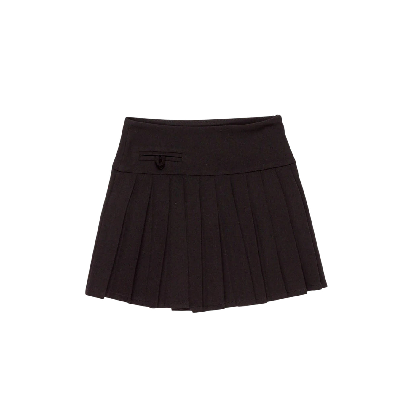 Gonna Bambina con balze Nero