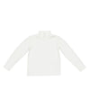 Lupetto Bambina in tinta unita bianco