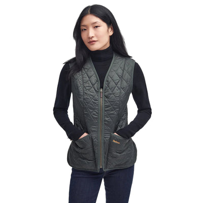 Gilet Donna con fodera in pile Betty modella frontale