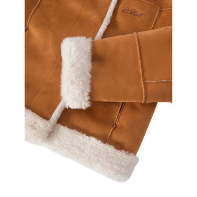 Giacca Lorayne Bambina in eco montone dettaglio polso