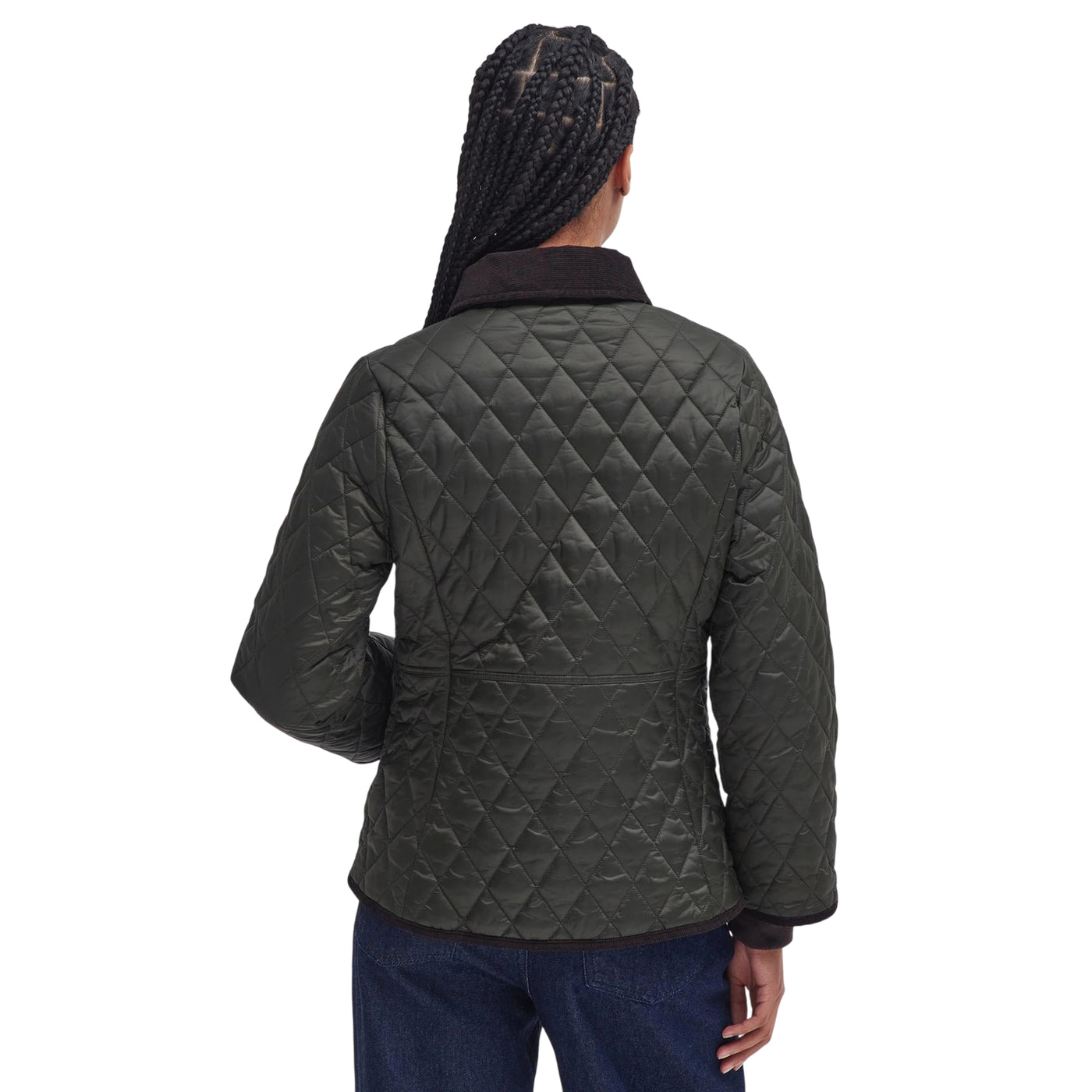 Giacca Donna trapuntata aderente Beadnell modella retro
