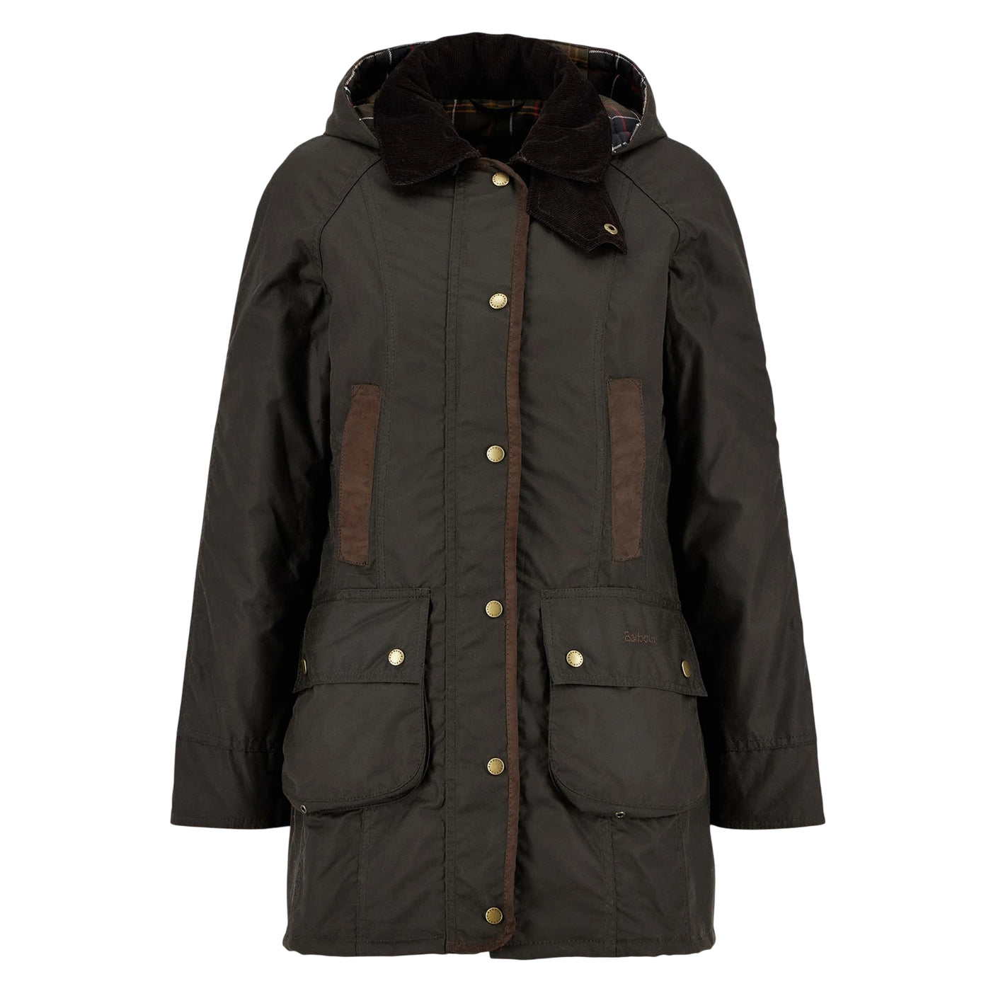 Giubbotto Donna Bower Wax con bottoni
