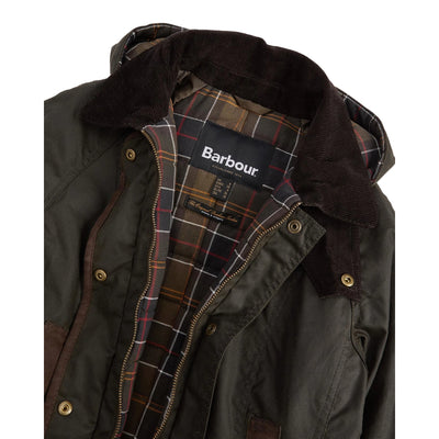 Giubbotto Donna Bower Wax con bottoni dettaglio