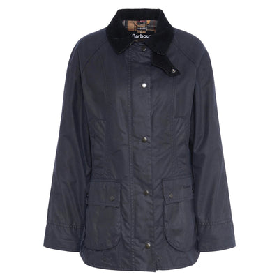 Giacca cerata Donna Beadnell con fodera tartan