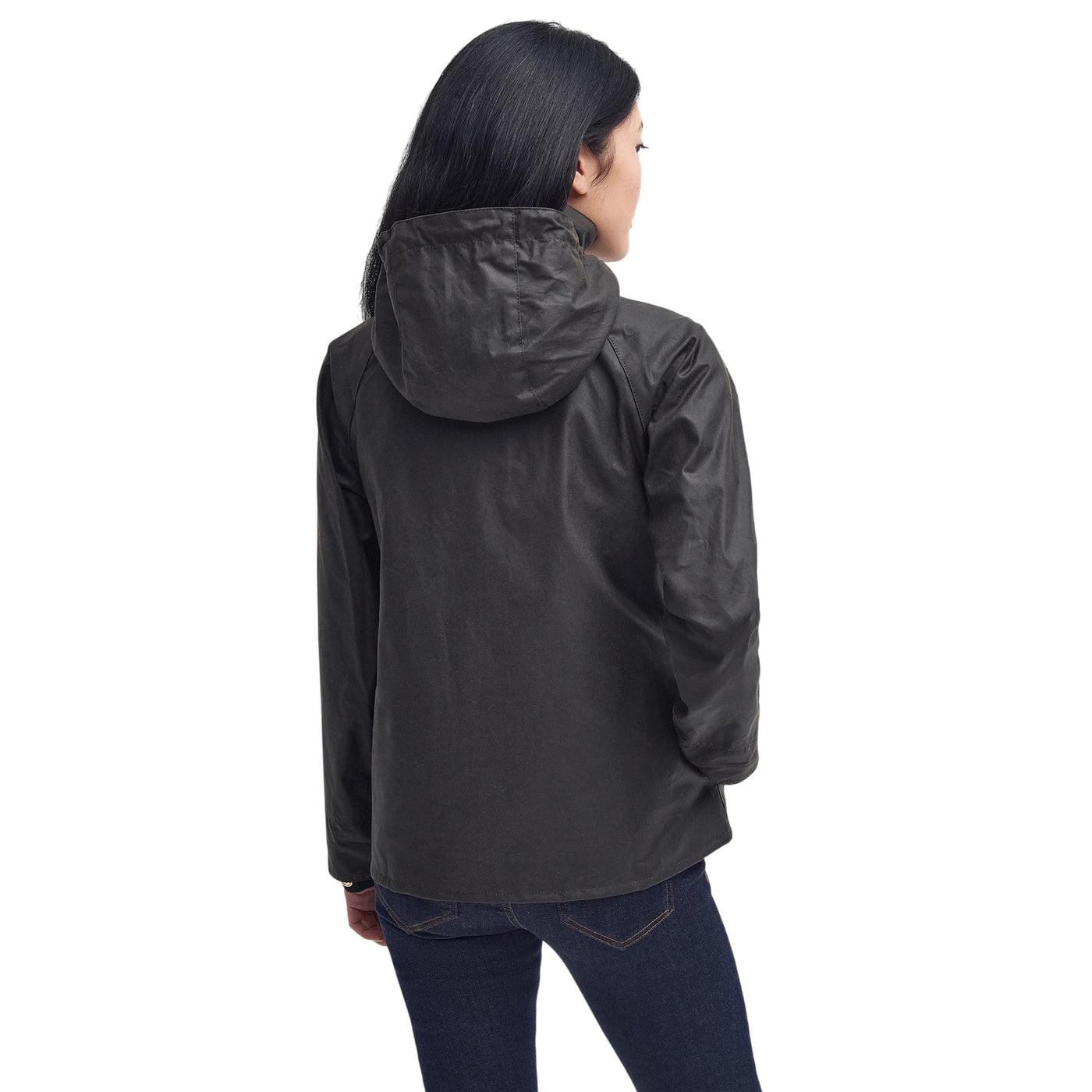 Giubbotto Donna in cotone cerato Avon modella retro