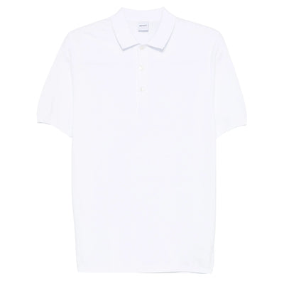 Polo Uomo in tinta unita bianca
