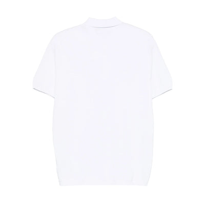 Polo Uomo in tinta unita bianca retro