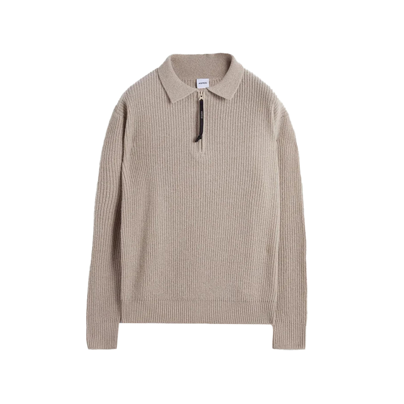 Maglione Uomo con zip Beige