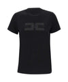 T-shirt Donna a maniche corte, con maxi ricamo logo in tono colore