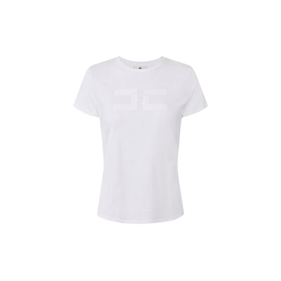 Acquista subito la T-shirt Donna, in puro cotone, maniche corte e dettaglio ricamato con logo, firmata Elisabetta Franchi su Old England: vieni a scoprire tutta la collezione sul nostro sito