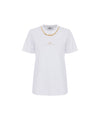 Acquista subito la T-shirt Donna, in jersey di cotone, a maniche corte e dettaglio con logo a rilievo firmata Elisabetta Franchi su Old England: vieni a scoprire tutta la collezione sul nostro sito 