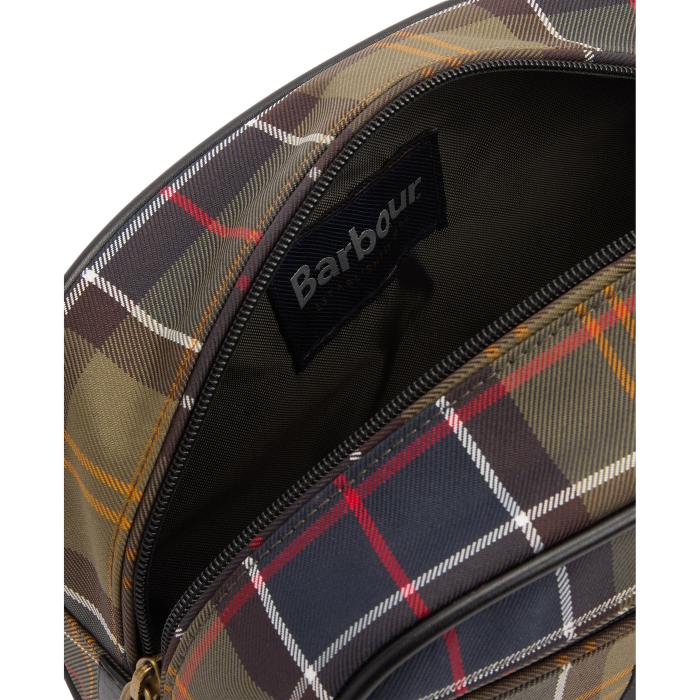 Beauty Uomo Tartan con manico dettaglio zip