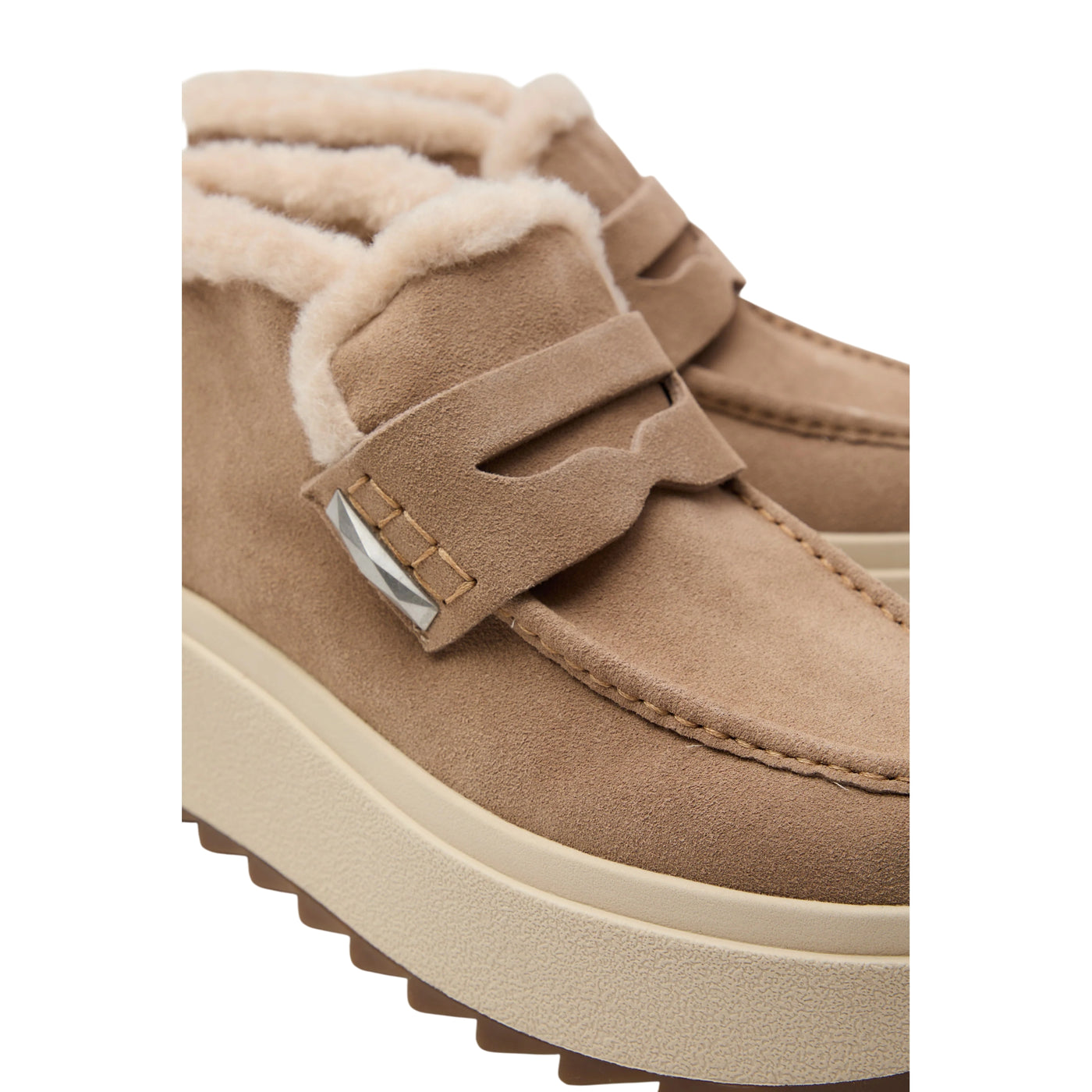 Stivaletto Donna imbottito Magic Beige dettaglio