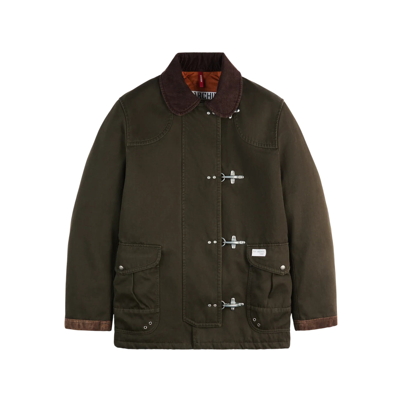 Giubbotto Unisex a 4 ganci Verde militare