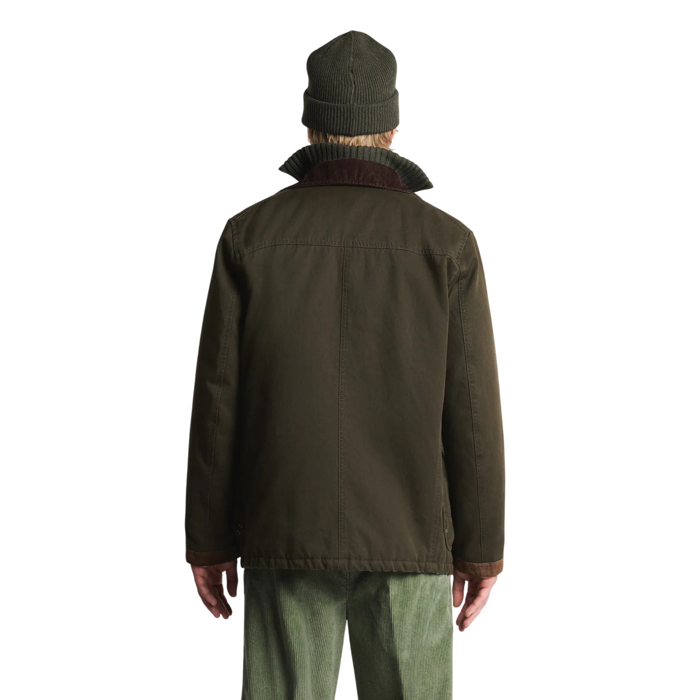 Giubbotto Unisex a 4 ganci Verde militare modello retro