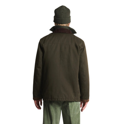 Giubbotto Unisex a 4 ganci Verde militare modello retro