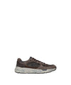 Sneakers Uomo Mase25 Marrone, in suede e tessuto