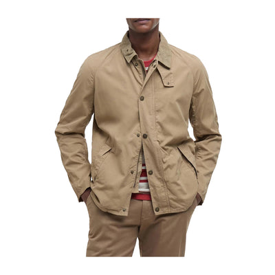 Giacca Uomo casual Tracker Beige modello frontale