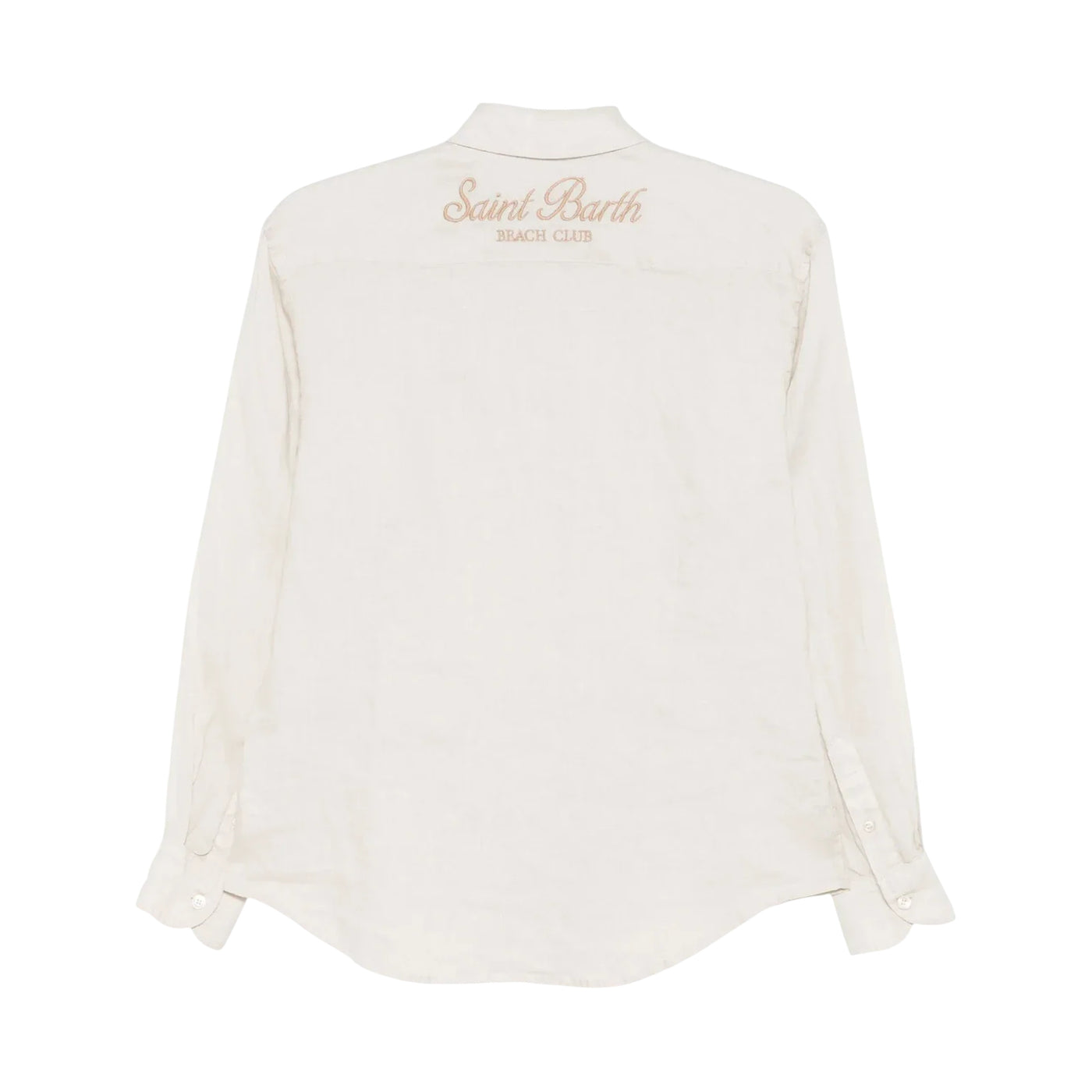 Camicia Donna in lino Meredith con logo ricamato retro