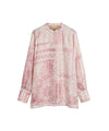 Camicia Donna con collo alla coreana Rosa