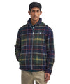 Giubbotto Uomo in pile motivo tartan modello frontale