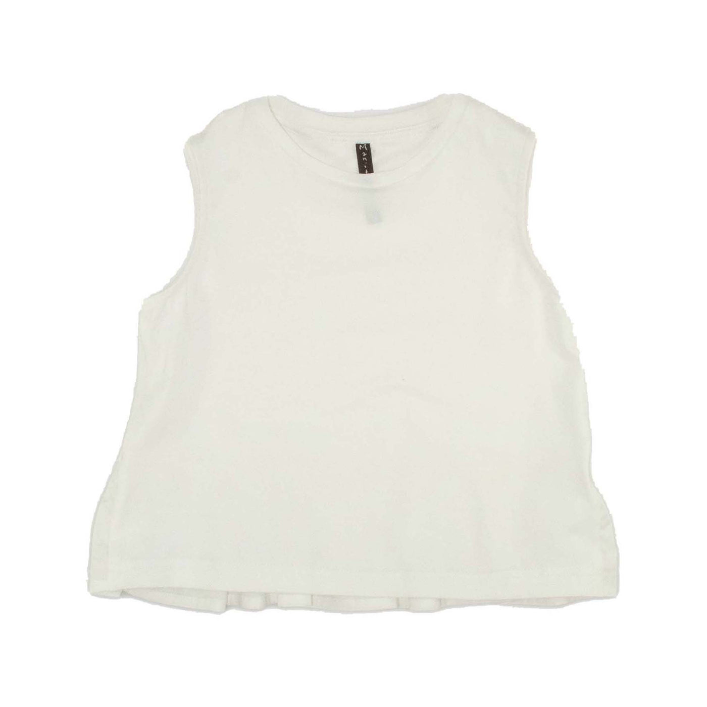 Girl's tank top with ruffles on the back