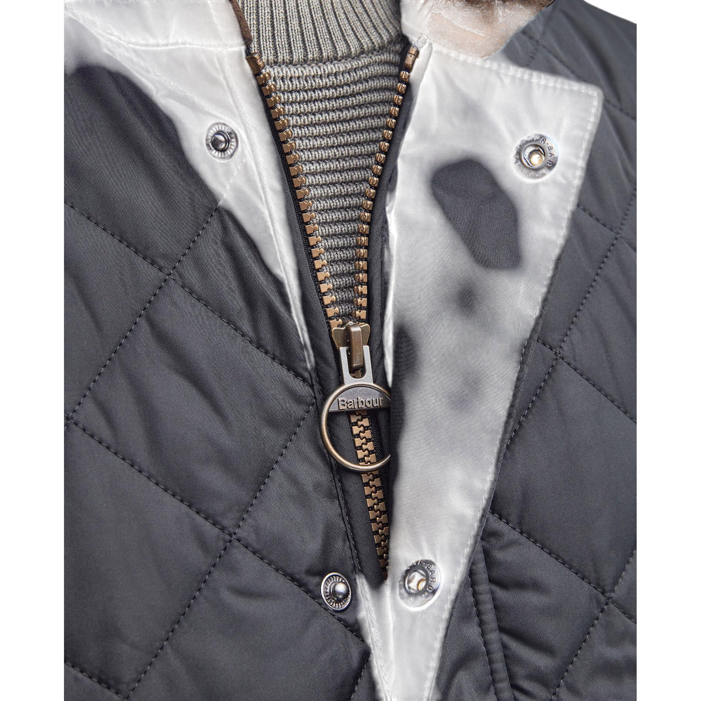 Gilet Uomo Lowerdale trapuntato a rombi dettaglio zip