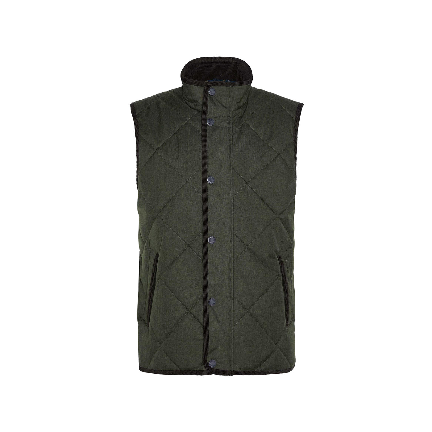 Gilet con trapuntatura a quadri