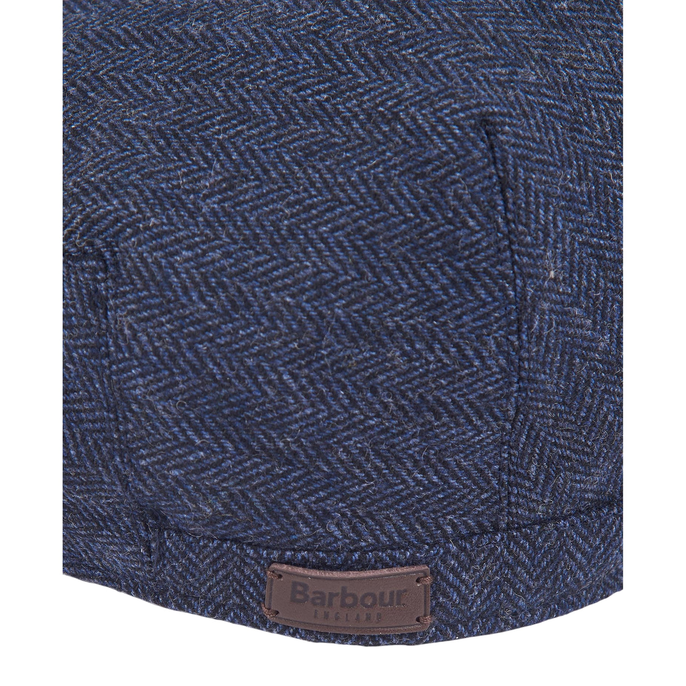 Cappellino Uomo piatto Barlow Navy dettaglio etichetta logata