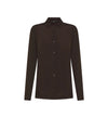 Camicia Donna in misto seta Marrone 