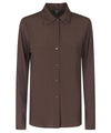 Camicia Donna a maniche lunghe, con colletto classico