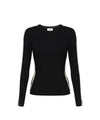 Maglia Donna in viscosa con bande lucide